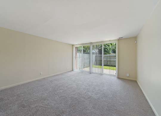 Living room at University Heights in Providence RI