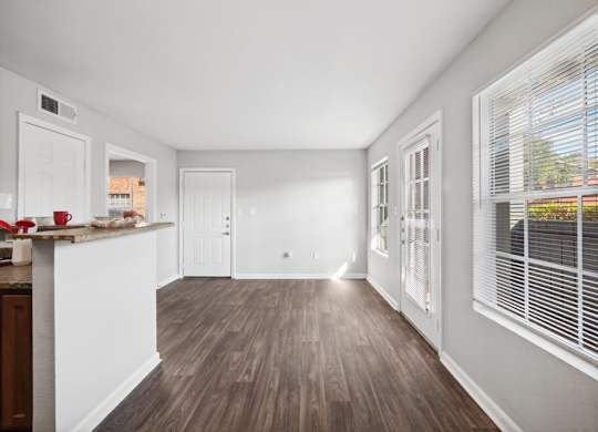 Living room at Forest Creek Apartments in Houston TX
