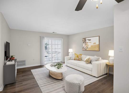 Living space at Weston Circle Apartments in Fredericksburg VA