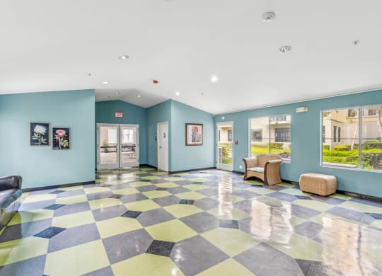 Lobby at Harvard Yard Apartments