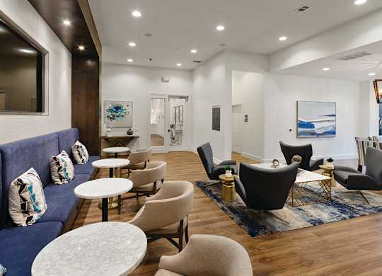 Lounge at Kensley Apartment Homes in Irving TX