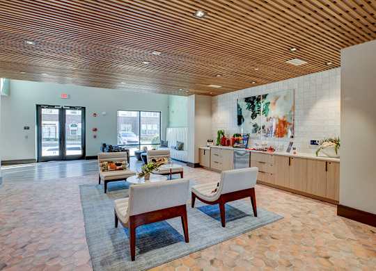 Lounge Seating and Lobby at Verge Apartments in Atlanta GA