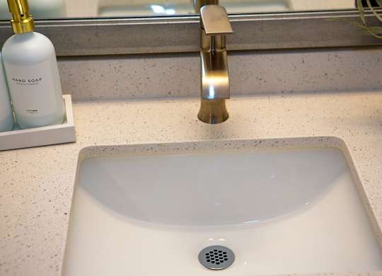 Sparkle Bathroom Sink at Chroma Apartment Homes in Canoga Park CA