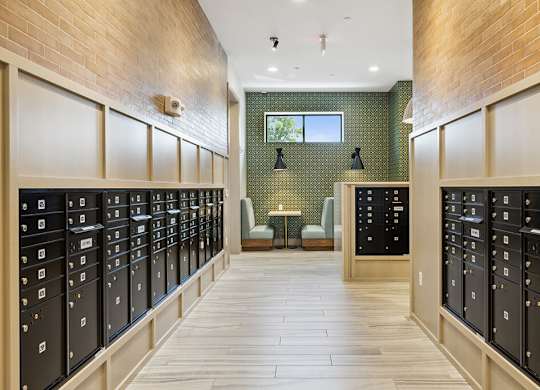 Mailroom at Jayden Apartments in Peabody MA