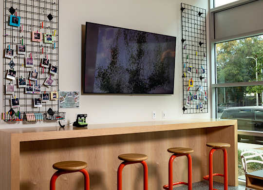 Makers Space Ideate Photo Wall at Chroma Apartment Homes in Canoga Park CA