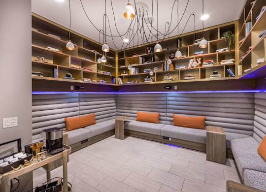 Meeting Space and Library Haven at Avel Apartment Homes in Orange CA