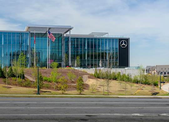 Mercedes Headquarters at Wayfern Apartments in Sandy Springs GA