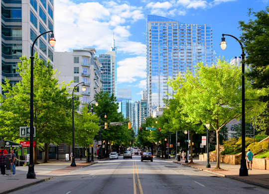 Midtown area near The Edley Apartments in Atlanta GA