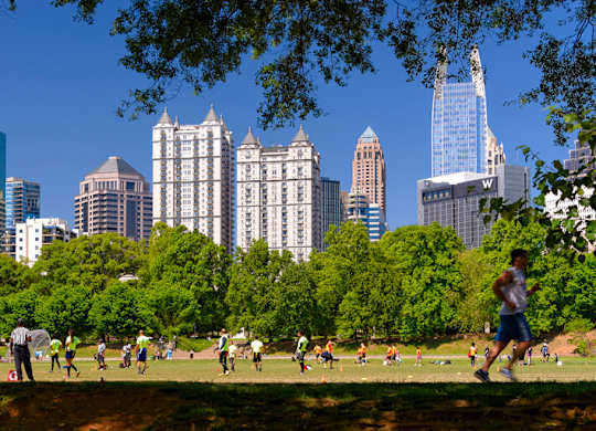 Midtown landscape near The Edley in Atlanta GA