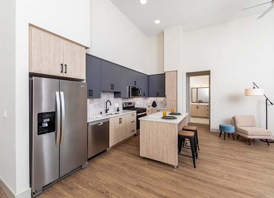 Mini Model Pearl Design Package Kitchen at West Village Poway Apartments in Poway CA