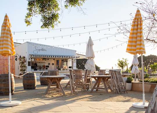 Mission Bay Beach Club Bar Near Bevel Apartments in San Diego CA