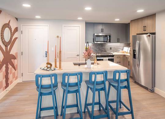 Armonia design kitchen at CALIXA Apartment Homes in Camarillo CA