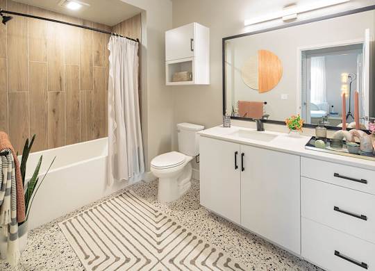 Bathroom at CALIXA Apartment Homes in Camarillo CA
