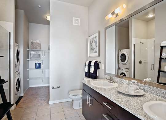 Bathroom at The Douglas Apartments in Denver
