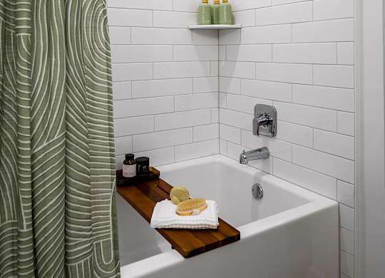 Model Bathtub at The Edley in Atlanta GA