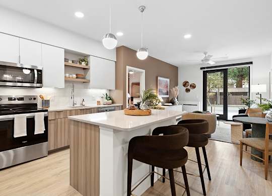 Kitchen at The Brynn in Kirkland WA