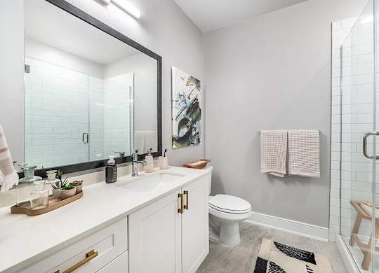 Model kale design at Cala Apartments in Austin TX