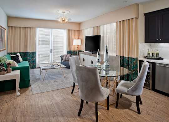 Model Kitchen and Living Room