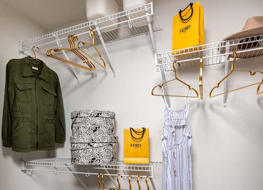Model Pewter Closet at Chroma Apartment Homes in Canoga Park CA