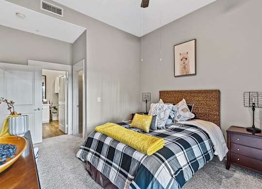 Bedroom at Madison at Town Center Apartments in Santa Clarita CA
