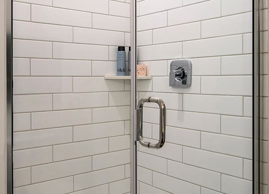 Model Shower at Wayfern Apartments in Sandy Springs GA