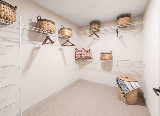 Large oversized closet at Avel Apartment Homes in Orange CA
