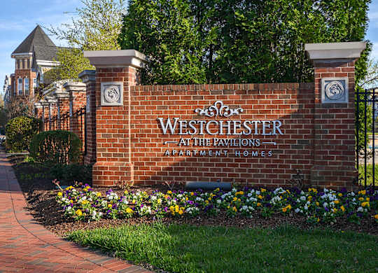 Exterior monument at Westerchester at the Pavillions in Waldorf MD