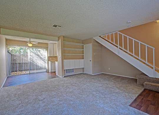 Open living space at Westchester Park in Tustin CA