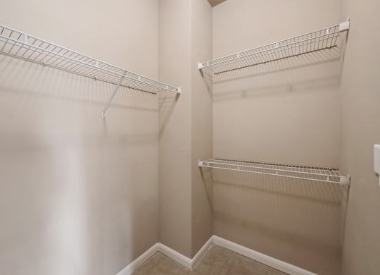 Oversized closet at Parkway Ranch Rental Homes in Houston TX