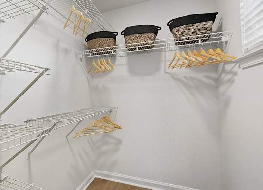 Oversized closet at Chroma Park Apartments in Austell GA
