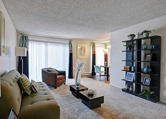 Living Room at Baycliff Apartments in Richmond CA