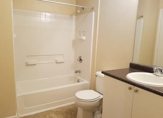 Bathroom at Bristol Apartment Homes in Dixon CA