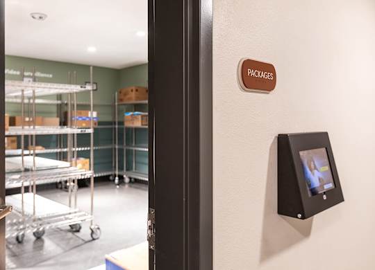 Package Room at Bowen Apartments in San Diego CA