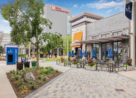 Patriot Place shops near The Penstone Apartments and Townhomes in South Walpole MA