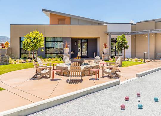 Exterior Bocce Ball at The Braydon Apartments in Napa CA
