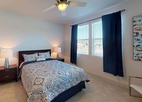 Bed Blend Design Package Bedroom at The Braydon in Nap CA