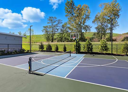 Pickleball court at Station 316 Woburn MA
