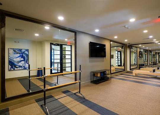 Pilates Studio at Vero Apartments in Chelsea MA