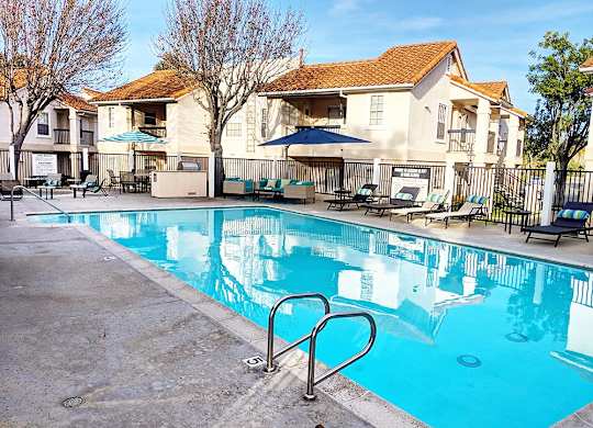 Pool at Westbrook apartments in San Diego CA