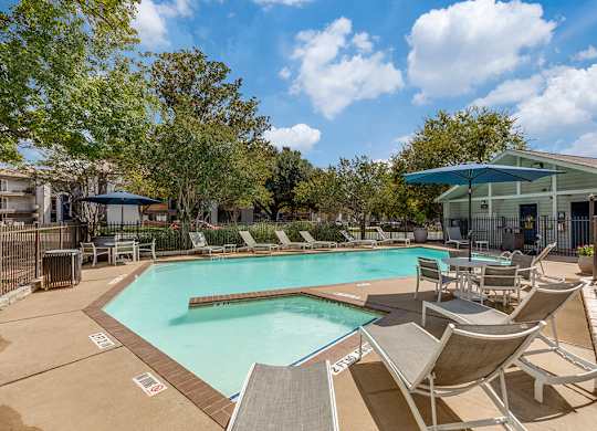 Pool at Mission James Place Apartments in Austin TX