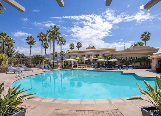 Pool at Cresterra Apartments in San Marcos CA