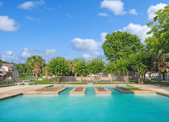 Pool at Dayton Park Apartments in Dayton TX