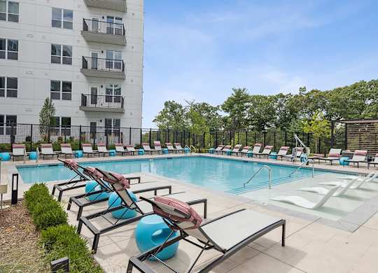 Pool at Jayden Apartments in Peabody MA
