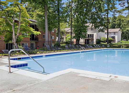 Pool at Oakfield Apartments in Wheaton MD