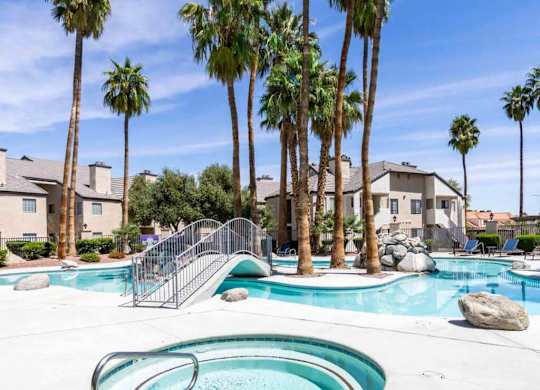 Pool spa at Kaleidocope Apartment Homes in Las Vegas NV