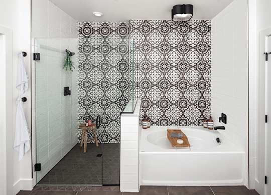 Bathroom at Chromatic Flats Apartments in San Diego CA