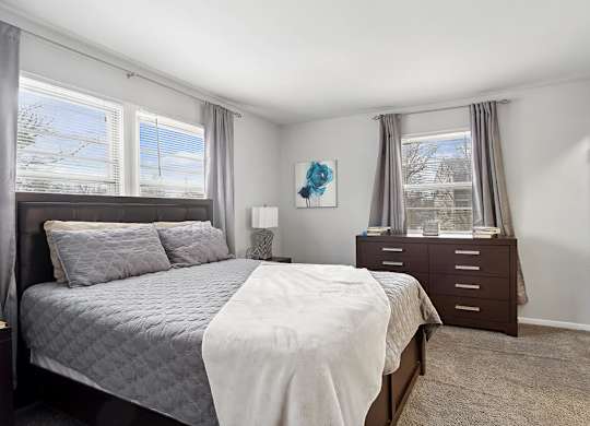 Bedroom at Villages at Marley Station in Glen Burnie MD