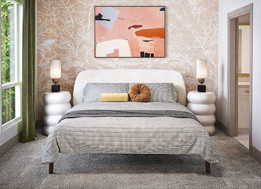 Rendering Townhome Bedroom at Wayfern Apartments in Sandy Springs GA