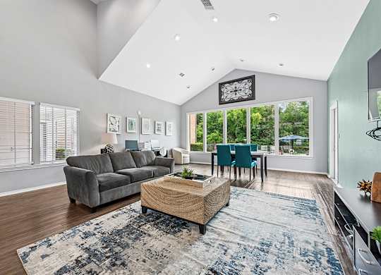 Resident clubhouse at Valley Ridge Apartments in Lewisville TX