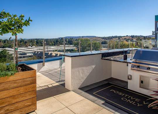 Rooftop Euphoria View at Chroma Apartment Homes in Canoga Park CA